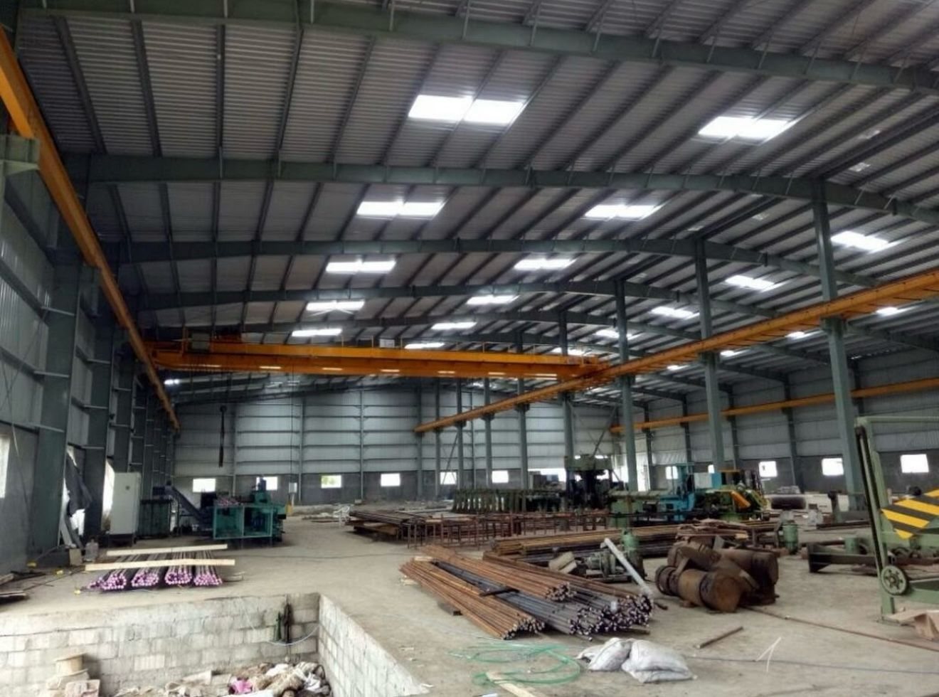 Large fabrication workshop