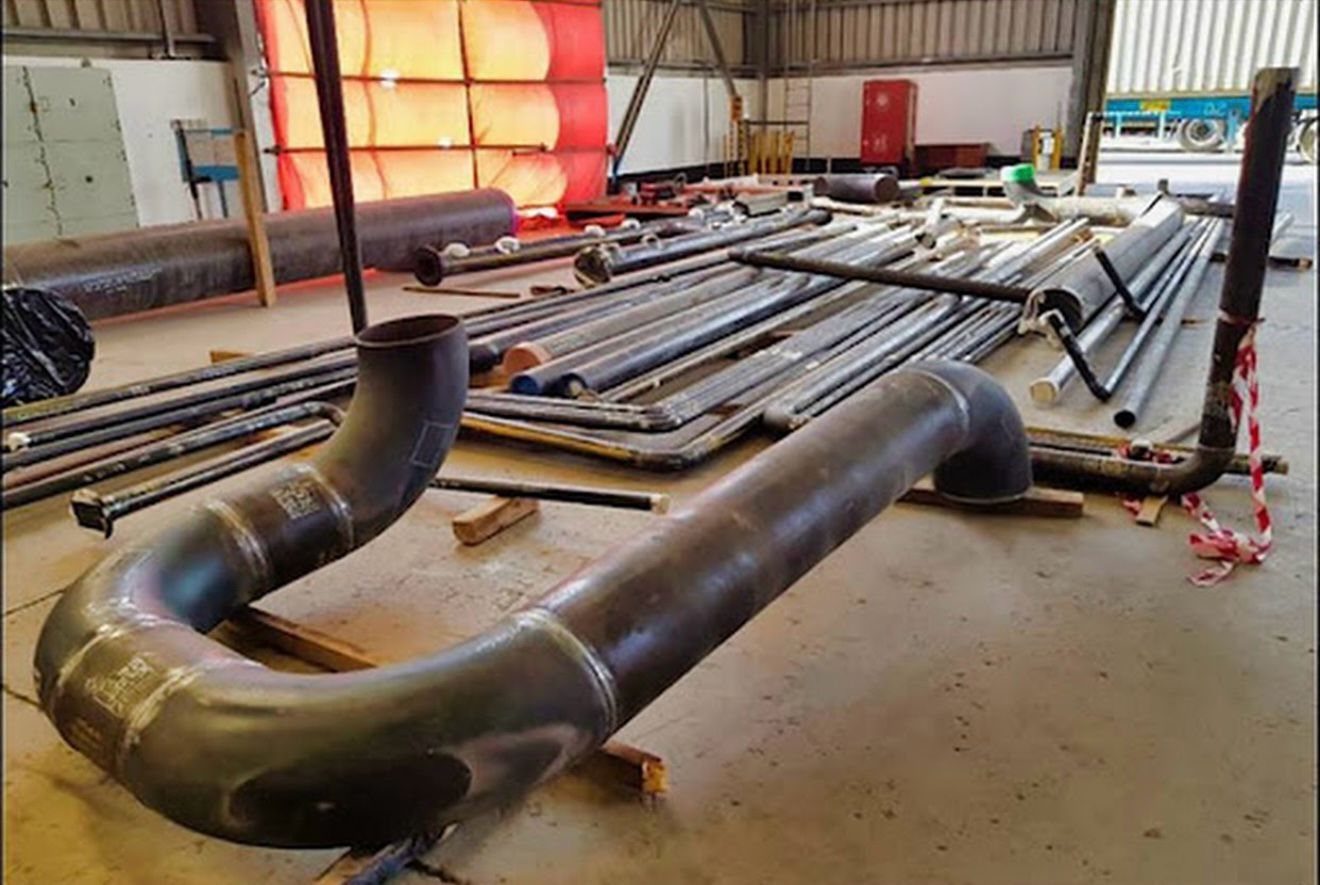 Pipe spool fabrication