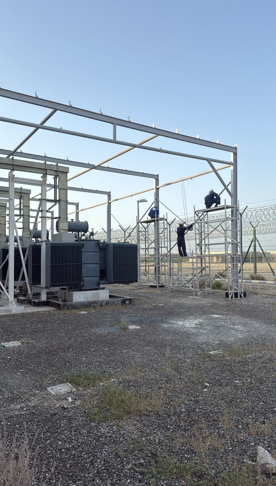RMU Steel Shelter Installation